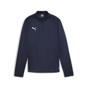 Puma teamGOAL Training 1/4 Zip Sweatshirt dunkelblau Kinder