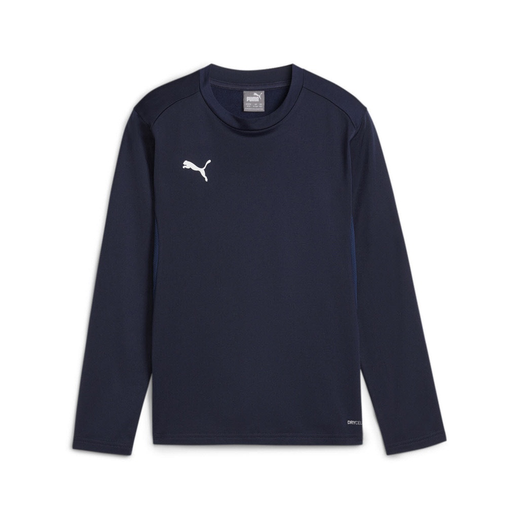 Puma teamGOAL Training Sweatshirt dunkelblau Kinder