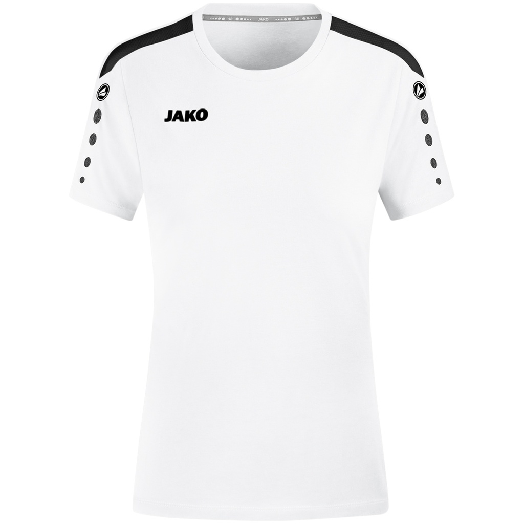 Jako Power T-Shirt weiß-schwarz Damen