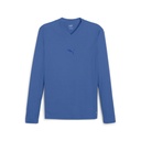 Puma teamGOAL Baselayer langarm Funktionsshirt blau Kinder