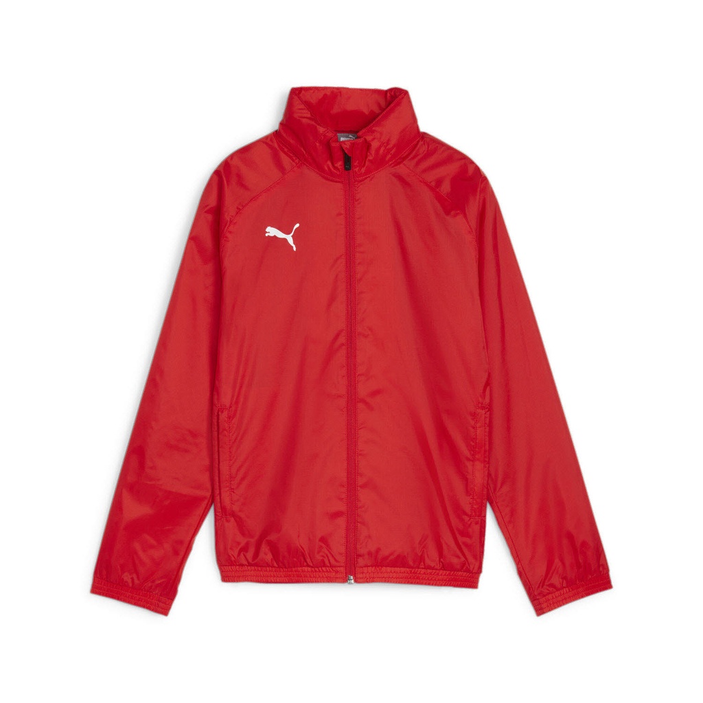 Puma teamGOAL Allwetter Jacke rot Kinder