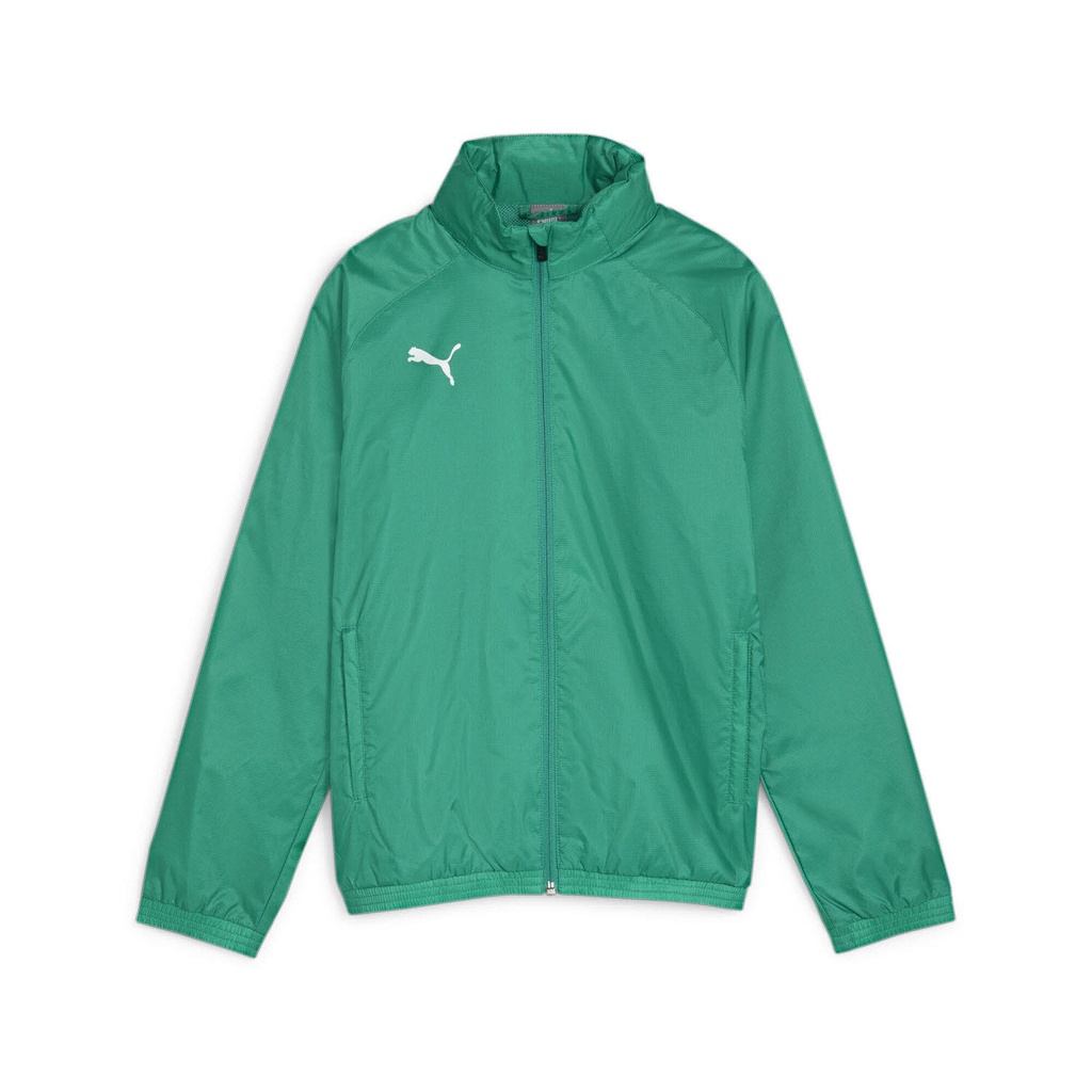 Puma teamGOAL Allwetter Jacke grün Kinder