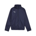 Puma teamGOAL Allwetter Jacke dunkelblau Kinder