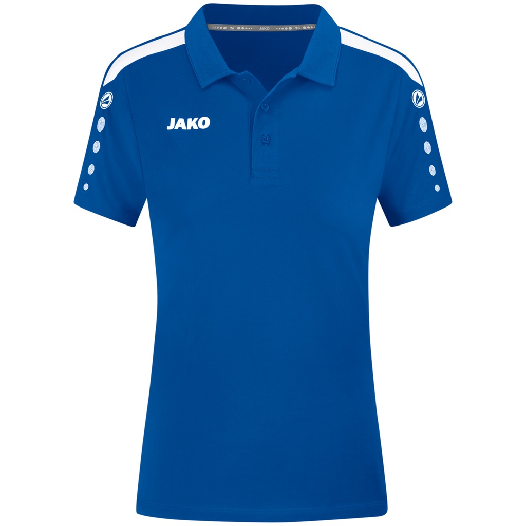 Jako Power Polo-Shirt blau Damen