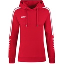 Jako Power Kapuzenpullover rot Damen