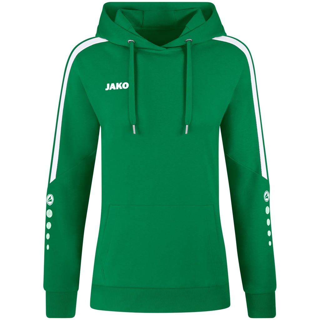 Jako Power Kapuzenpullover grün Damen