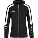 Jako Power Kapuzenjacke schwarz-weiß Damen