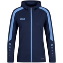 Jako Power Kapuzenjacke dunkelblau-hellblau Damen