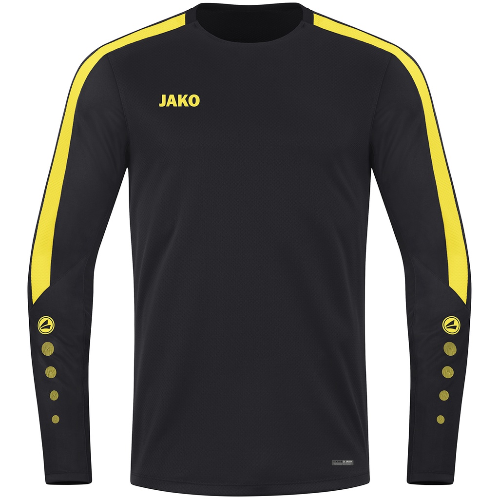 Jako Power Sweatshirt schwarz-gelb