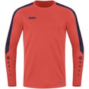 Jako Power Sweatshirt orangerot Kinder