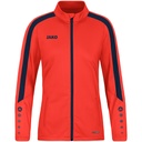 Jako Power Polyesterjacke orangerot Damen