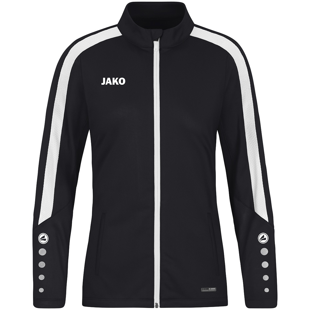 Jako Power Polyesterjacke schwarz Damen