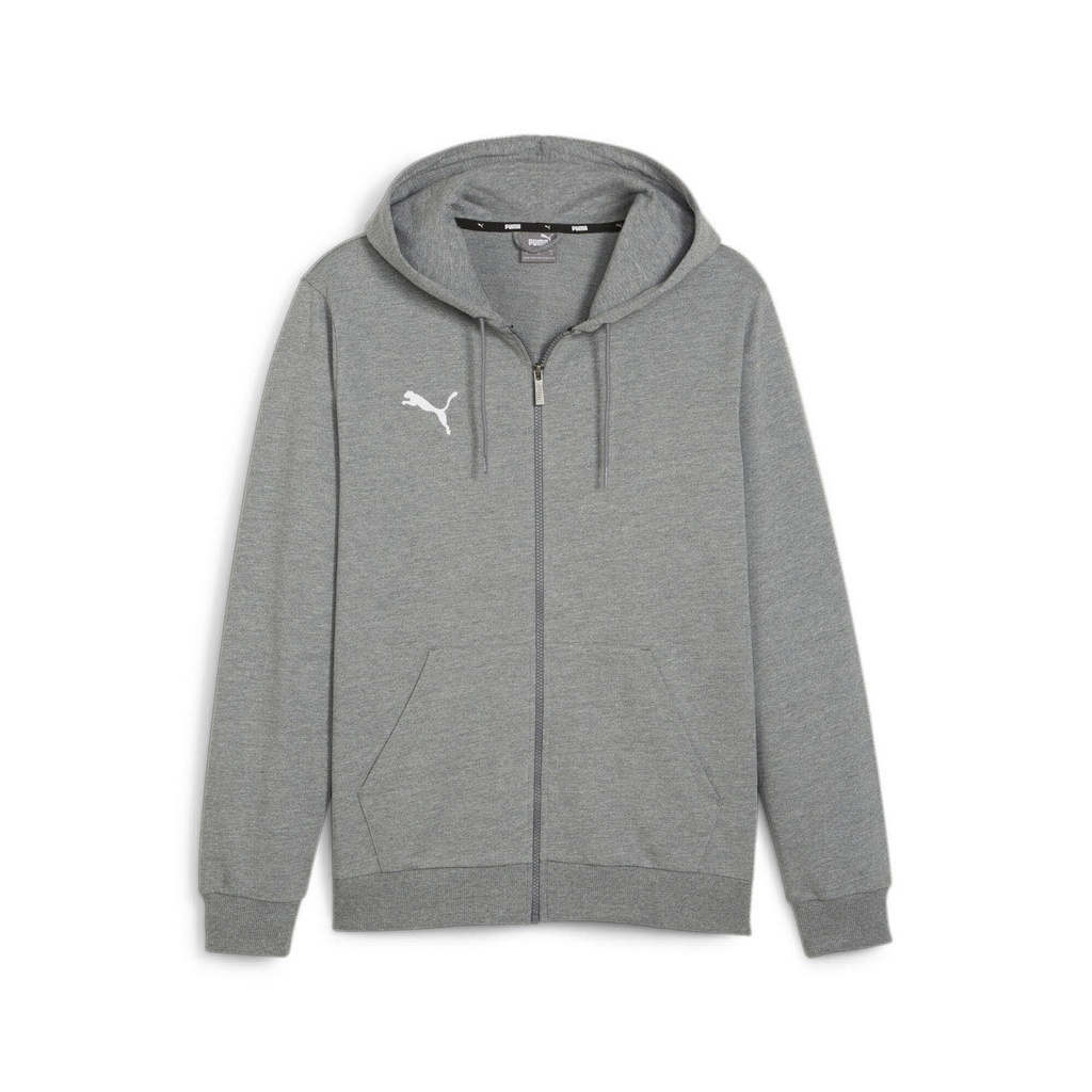 Puma teamGOAL Casuals Kapuzenjacke grau