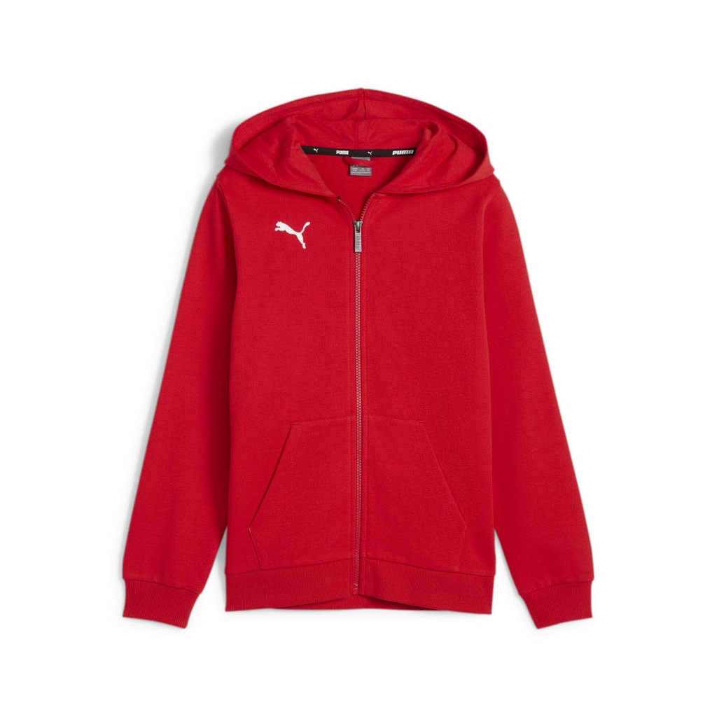 Puma teamGOAL Casuals Kapuzenjacke rot Kinder