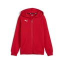 Puma teamGOAL Casuals Kapuzenjacke rot Kinder