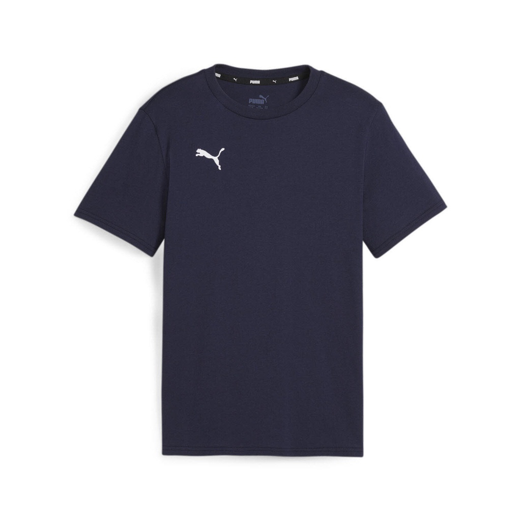 Puma teamGOAL Casuals T-Shirt dunkelblau Kinder