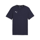 Puma teamGOAL Casuals T-Shirt dunkelblau Kinder