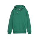 Puma teamGOAL Casuals Hoodie grün Kinder