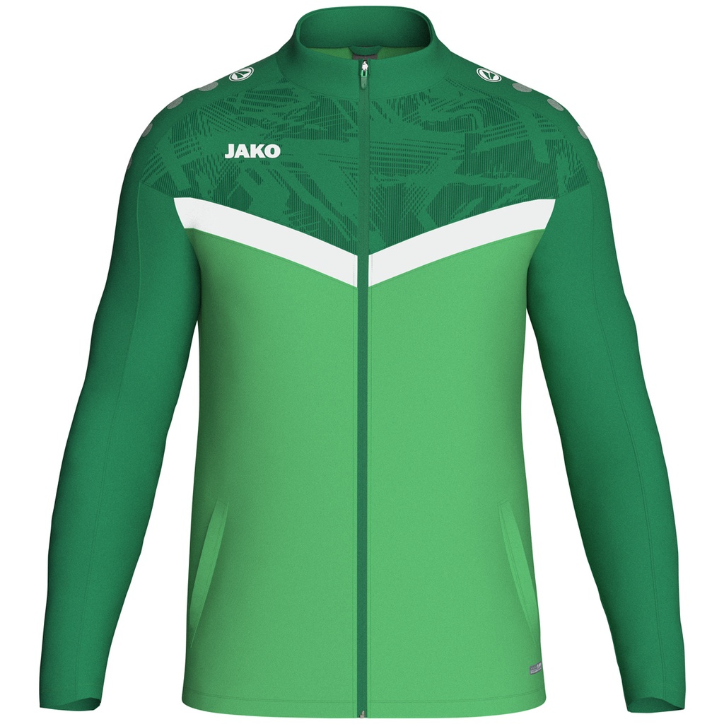 Jako Iconic Polyesterjacke softgreen-sportgrün Kinder