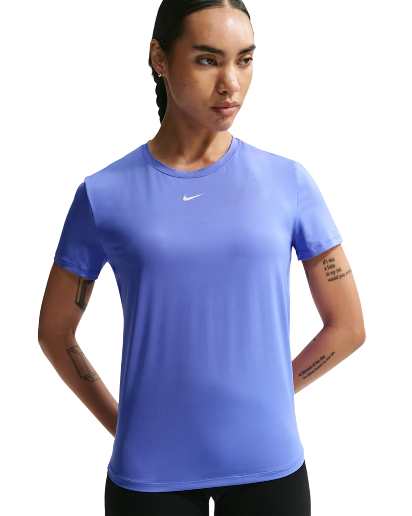 Nike One Classic Dri-FIT T-Shirt blau Damen