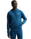 Nike Club Fleece Hoodie blau 