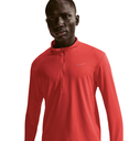 Nike Pacer Dri-FIT-Laufoberteil mit Halbreißverschluss rot  