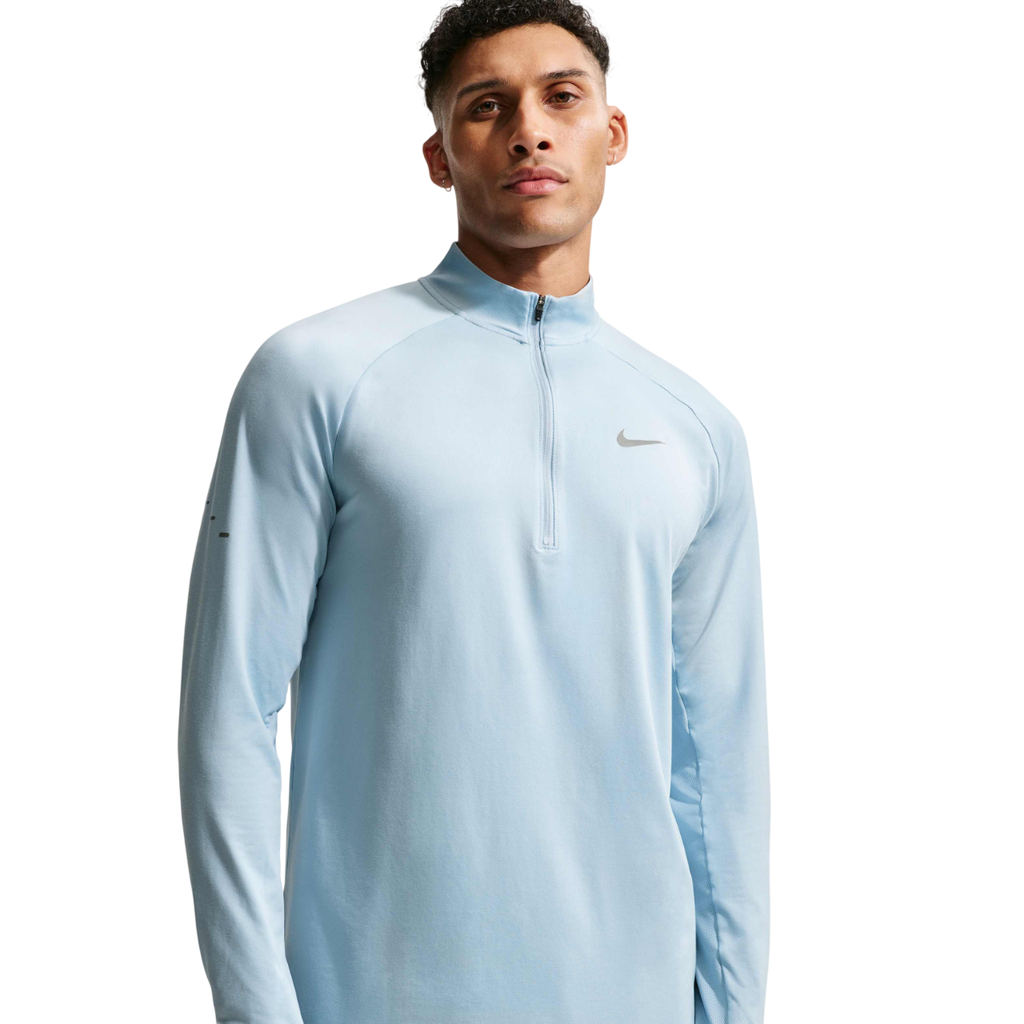 Nike Dri-FIT Stride Lauf Zip-Top blau