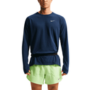 Nike Stride Dri-FIT Waffle Langarm-Laufshirt blau 