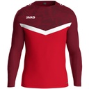 Jako Iconic Sweat rot-weinrot