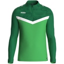 Jako Iconic Ziptop soft green-sportgrün