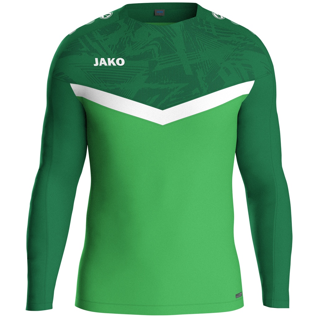 Jako Iconic Sweat soft green-sportgrün Kinder