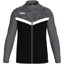 Jako Iconic Polyesterjacke schwarz-anthrazit Kinder