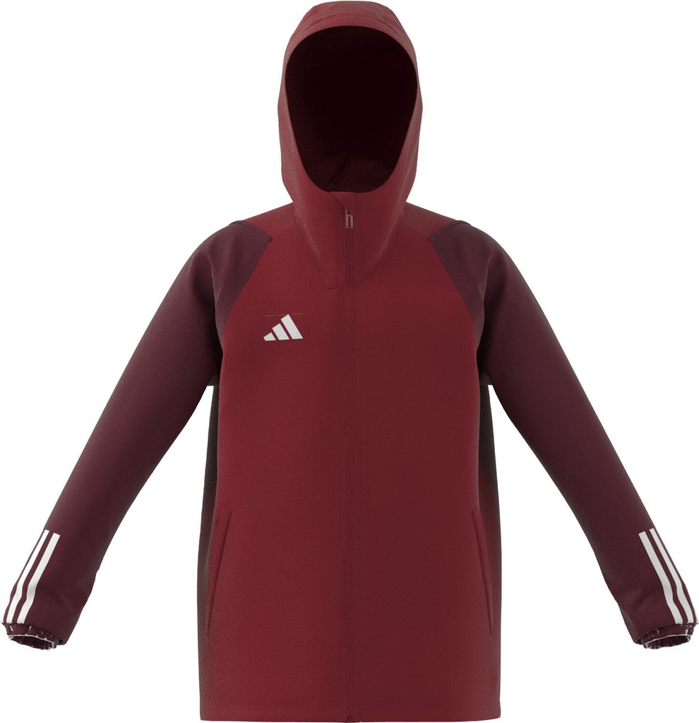 adidas 23 Competition Allwetterjacke rot Kinder