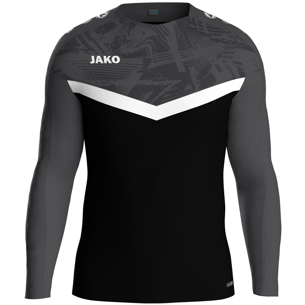 Jako Iconic Sweat schwarz-anthrazit Kinder