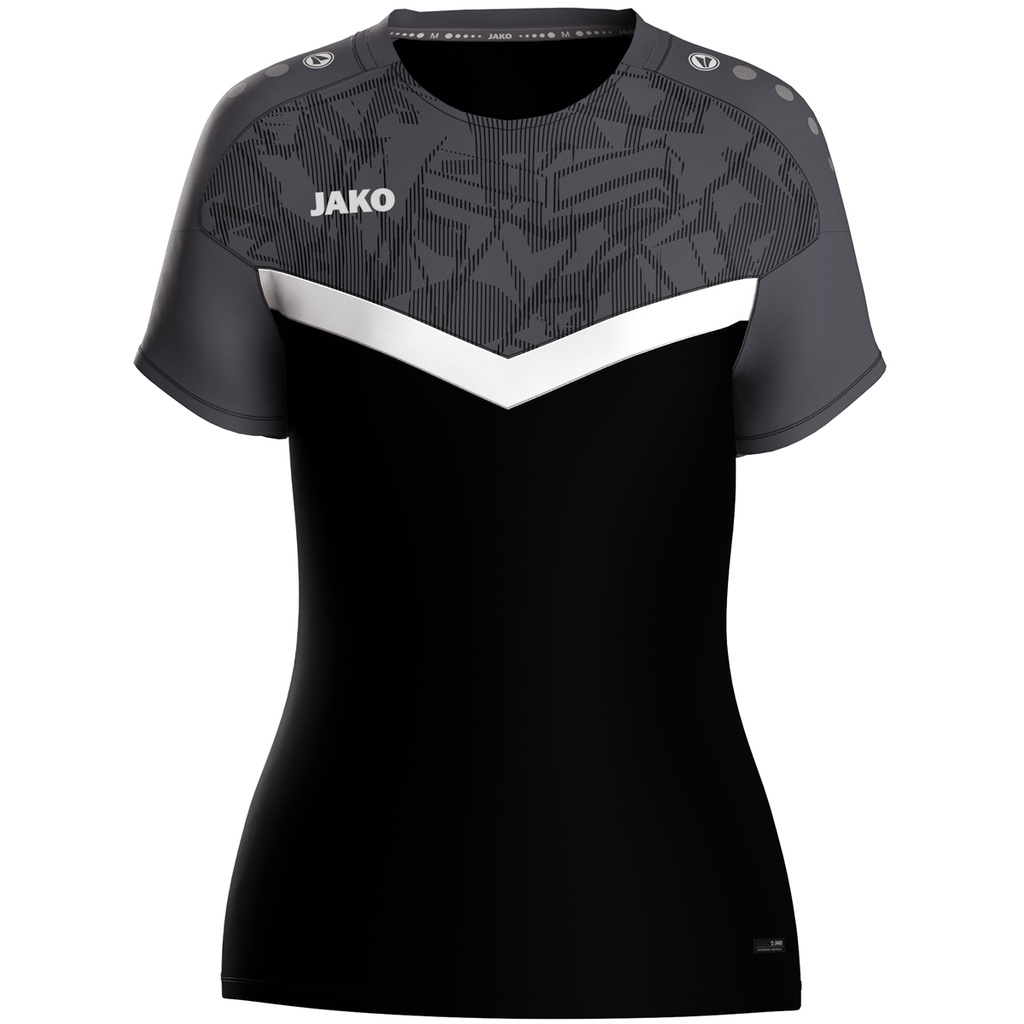 Jako Iconic T-Shirt schwarz-anthrazit Damen