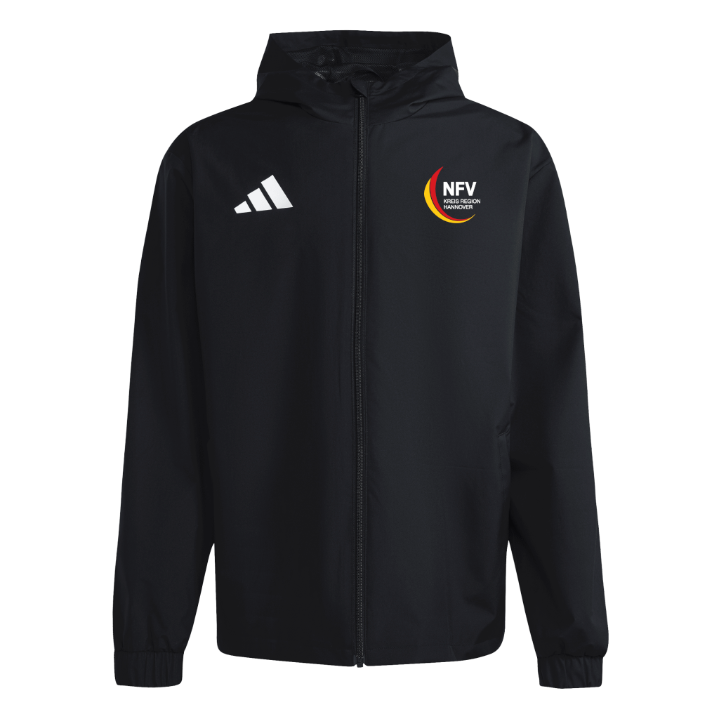 adidas NFV Entrada 26 Allwetterjacke schwarz  