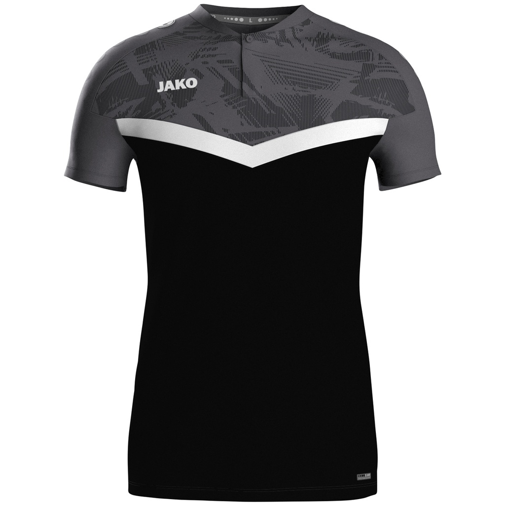 Jako Iconic Polo schwarz-anthrazit