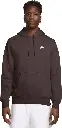 Nike Club Fleece Hoodie braun 