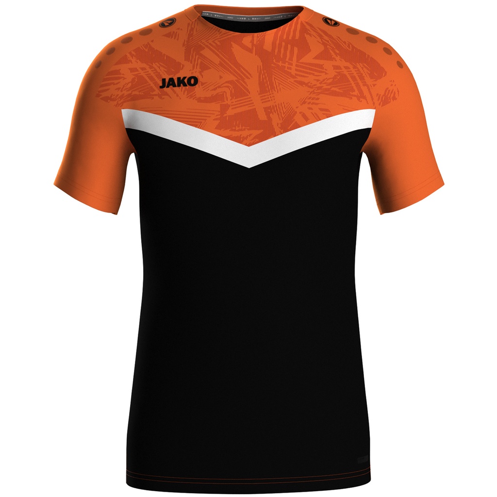 Jako Iconic T-Shirt schwarz-neonorange