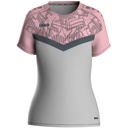 Jako Iconic T-Shirt grau-pink Damen