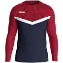 Jako Iconic Sweat dunkelblau-chilli rot Kinder