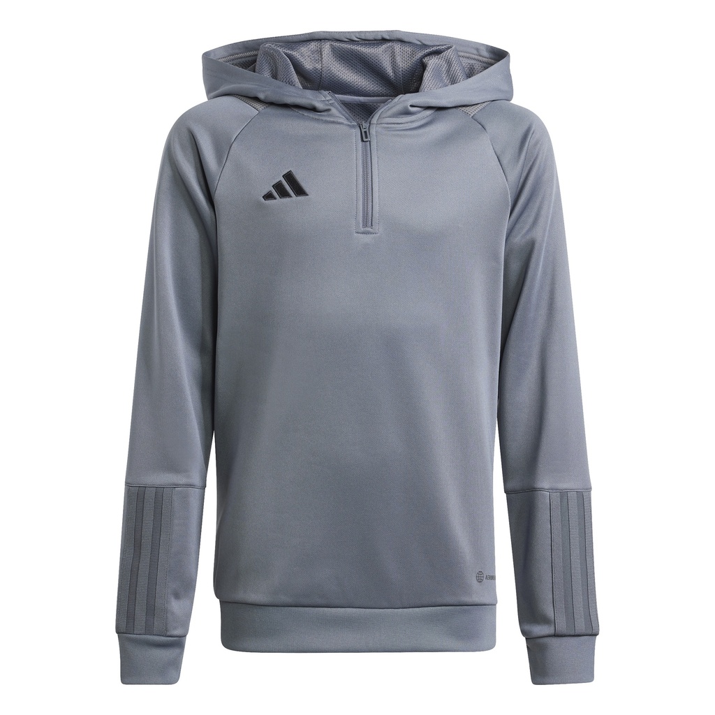 adidas Tiro 23 Competition Kapuzenpullover grau Kinder