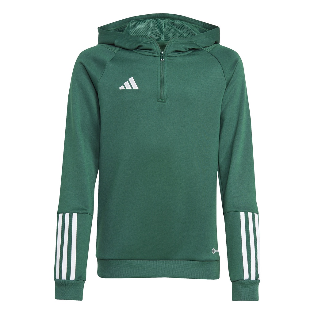 adidas Tiro 23 Competition Kapuzenpullover grün Kinder