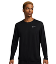 Nike Miler Dri-FIT UV Langarm-Laufshirt schwarz 