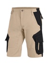 FHB WULF Bermuda Arbeitshose beige-schwarz 