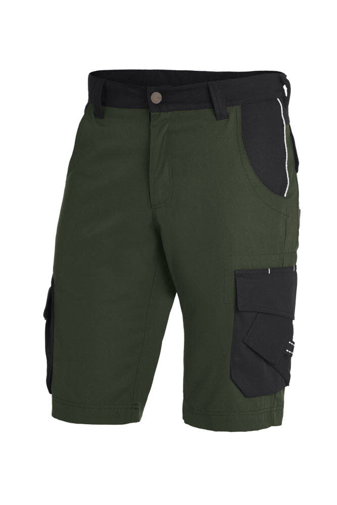 FHB THEO Bermuda Arbeitshose oliv