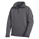 FHB ROBERT Webpelz-Troyer Pullover anthrazit
