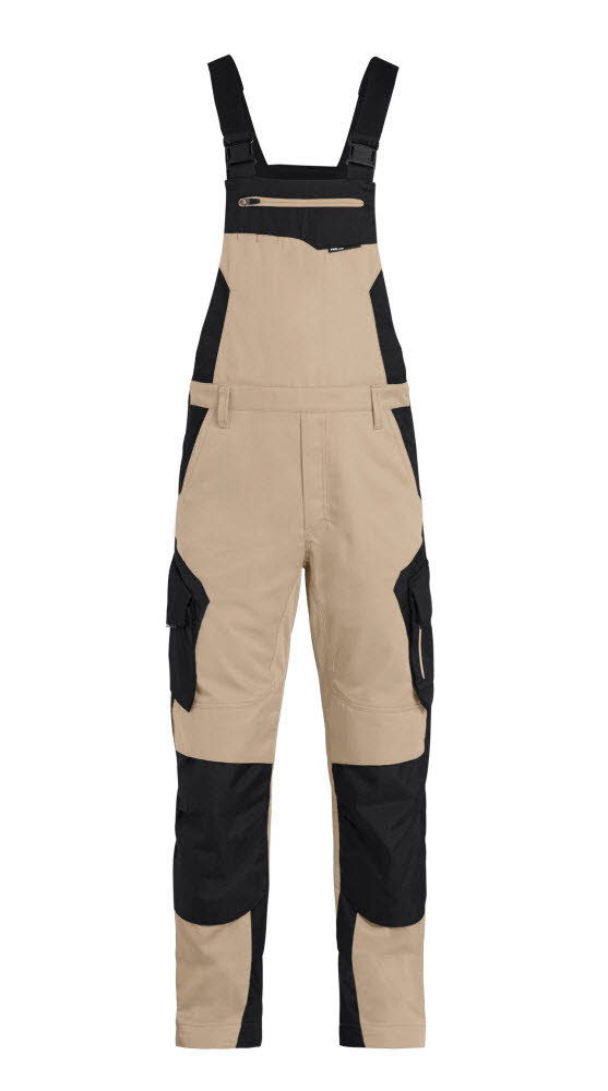 FHB PASCAL Latzhose beige-schwarz 