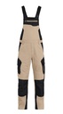 FHB PASCAL Latzhose beige-schwarz 