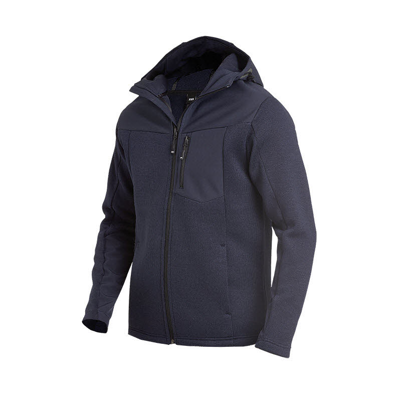FHB MAXIMILIAN Hybrid-Softshelljacke marine